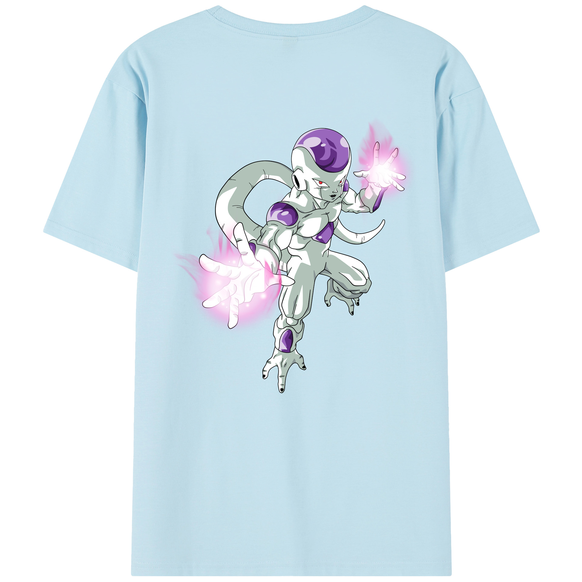 （画像用） ドラゴンボール フリーザ DRAGON BALL Frieza 綿100％半袖Tシャツ（背面プリント）